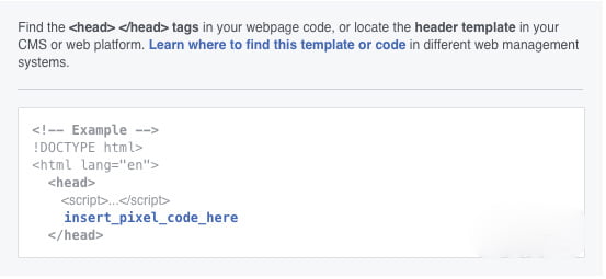 Đặt tiêu đề khi tạo đoạn mã Pixel Facebook